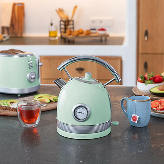 Vintage Waterkoker – Light Green | 1,8 L · 2200 W · RVS