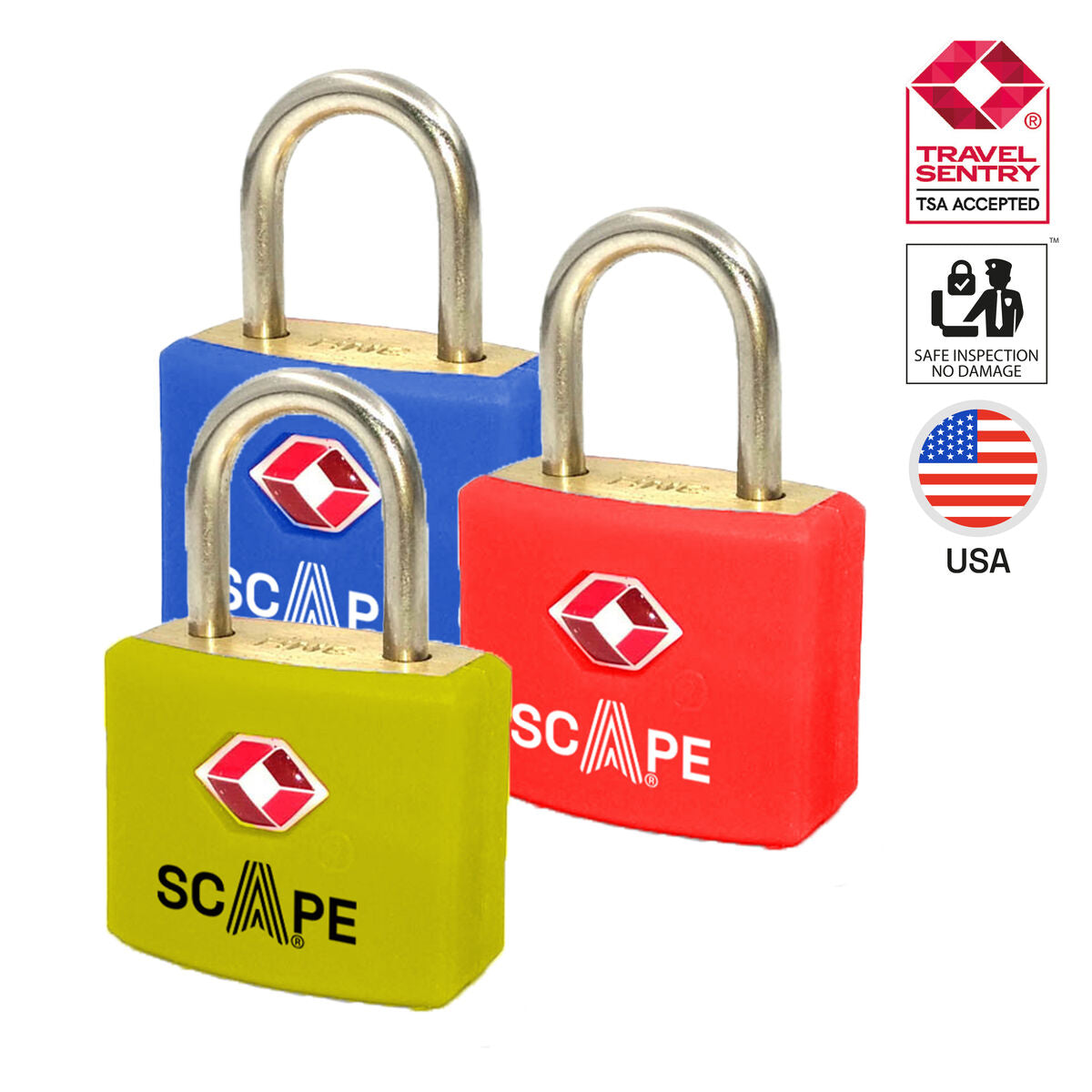 Hangsloten met sleutel